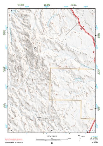 43107NW Page 23 Nowater Creek Topo Preview 1