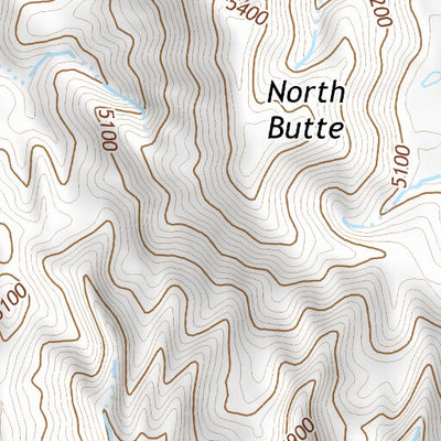 43107NW Page 23 Nowater Creek Topo Preview 3