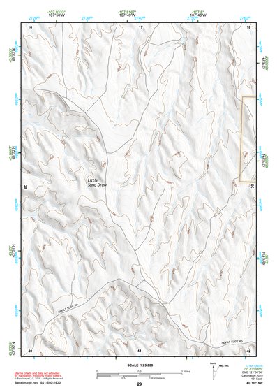 43107NW Page 29 Nowater Creek Topo Preview 1