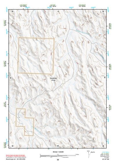 43107NW Page 33 Nowater Creek Topo Preview 1
