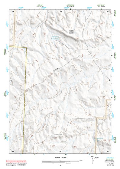 43107NW Page 38 Nowater Creek Topo Preview 1