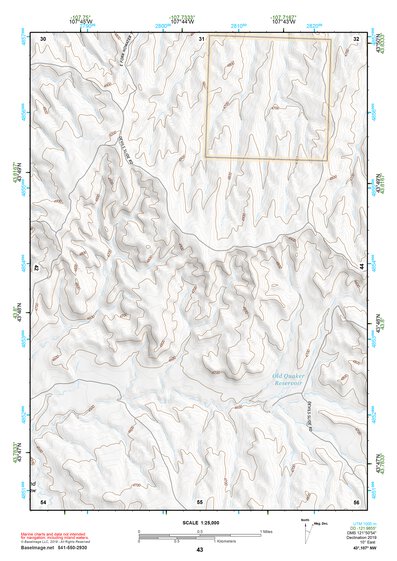 43107NW Page 43 Nowater Creek Topo Preview 1