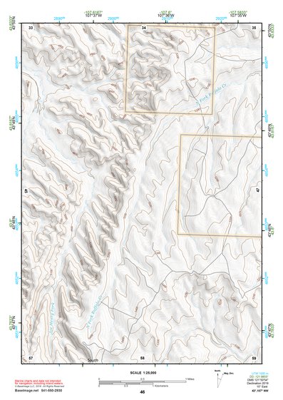 43107NW Page 46 Nowater Creek Topo Preview 1