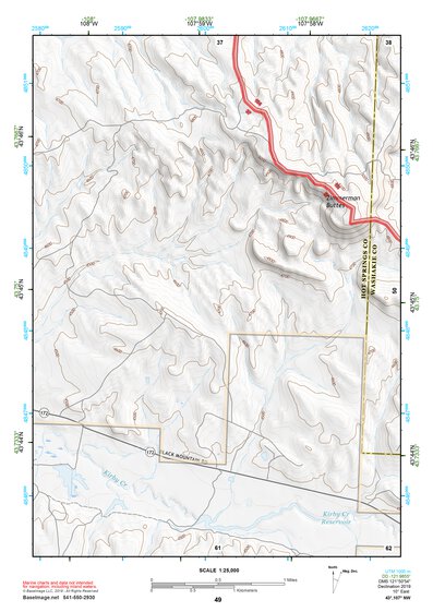 43107NW Page 49 Nowater Creek Topo Preview 1