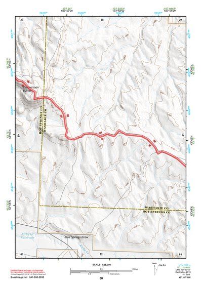 43107NW Page 50 Nowater Creek Topo Preview 1