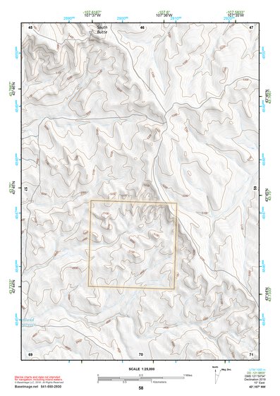 43107NW Page 58 Nowater Creek Topo Preview 1