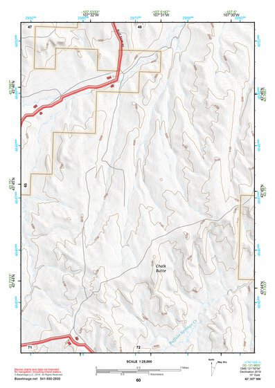 43107NW Page 60 Nowater Creek Topo Preview 1