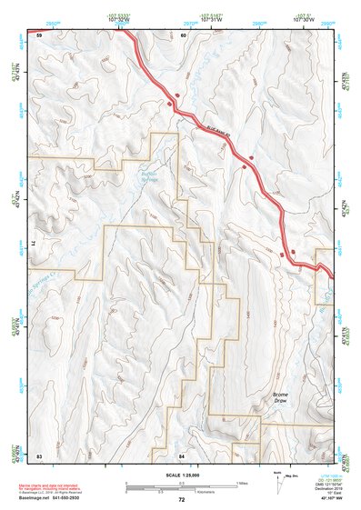 43107NW Page 72 Nowater Creek Topo Preview 1