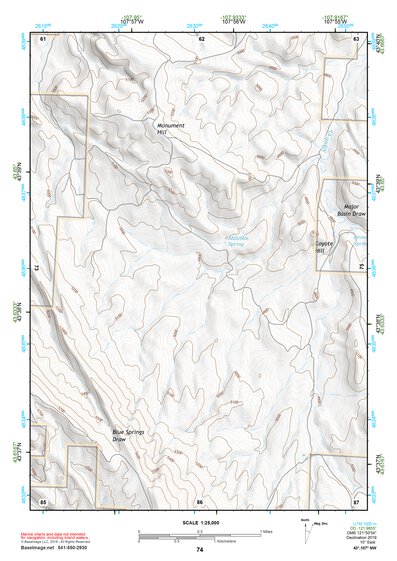 43107NW Page 74 Nowater Creek Topo Preview 1