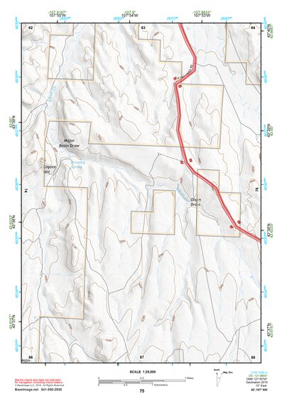 43107NW Page 75 Nowater Creek Topo Preview 1