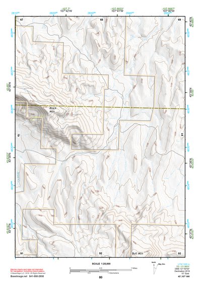 43107NW Page 80 Nowater Creek Topo Preview 1