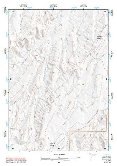 43107NW Page 83 Nowater Creek Topo Preview 1