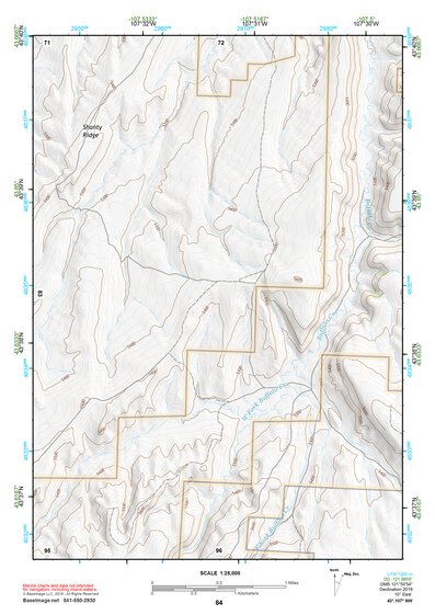 43107NW Page 84 Nowater Creek Topo Preview 1