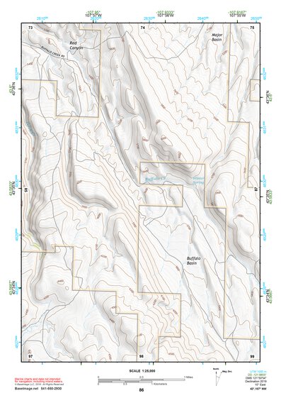 43107NW Page 86 Nowater Creek Topo Preview 1