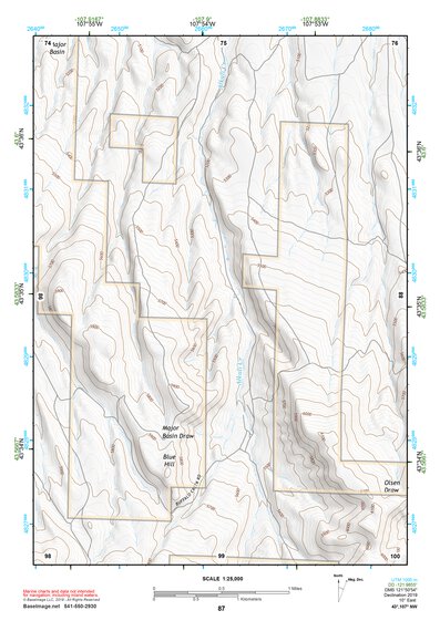 43107NW Page 87 Nowater Creek Topo Preview 1