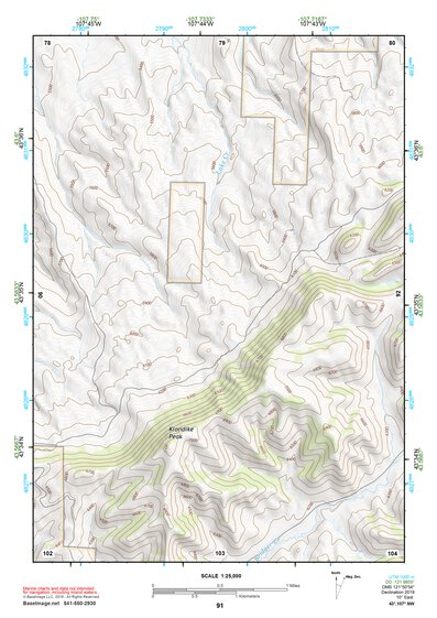 43107NW Page 91 Nowater Creek Topo Preview 1