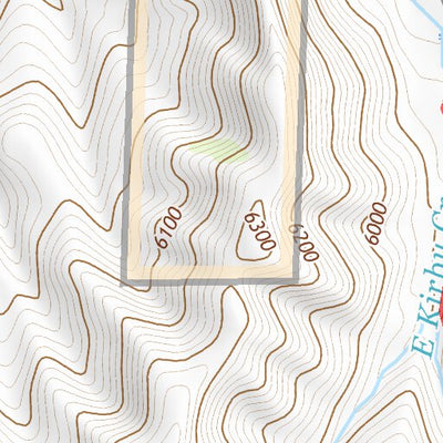 43107NW Page 101 Nowater Creek Topo Preview 3