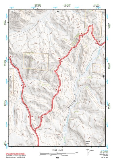 43107NW Page 102 Nowater Creek Topo Preview 1