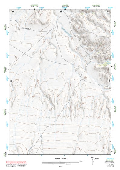 43108NE Page 100 Thermopolis Topo Preview 1