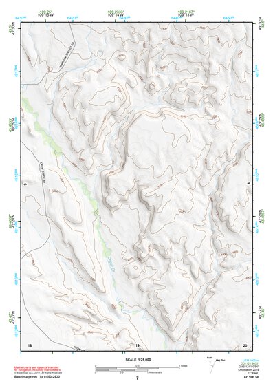 43109SE Page 7 Gannett Peak Topo Preview 1