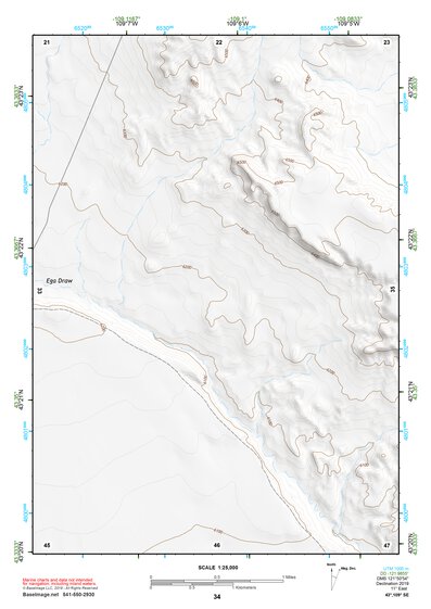 43109SE Page 34 Gannett Peak Topo Preview 1