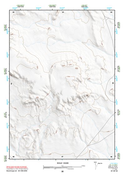 43109SE Page 35 Gannett Peak Topo Preview 1