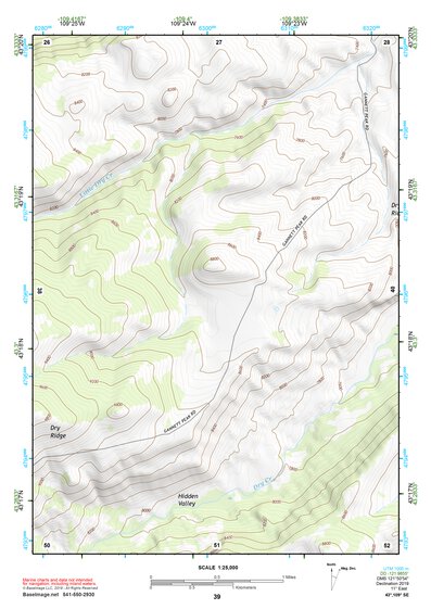 43109SE Page 39 Gannett Peak Topo Preview 1