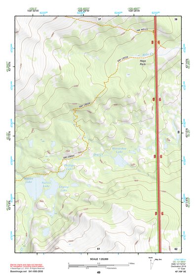 43109SE Page 49 Gannett Peak Topo Preview 1