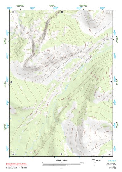 43109SE Page 51 Gannett Peak Topo Preview 1