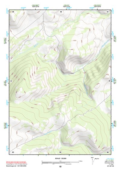 43109SE Page 52 Gannett Peak Topo Preview 1