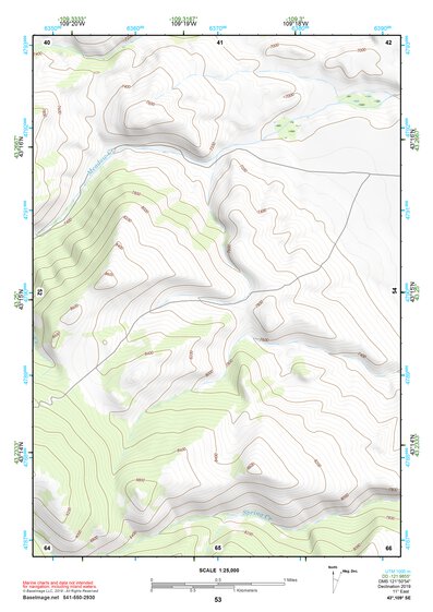 43109SE Page 53 Gannett Peak Topo Preview 1