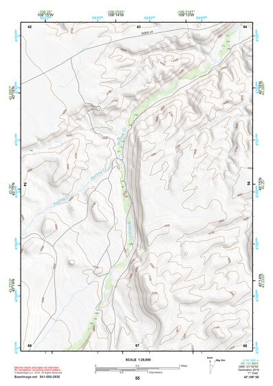 43109SE Page 55 Gannett Peak Topo Preview 1