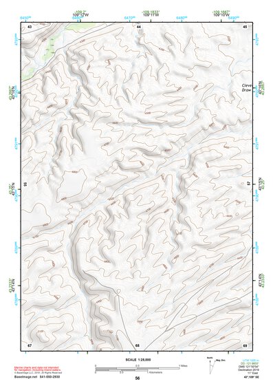 43109SE Page 56 Gannett Peak Topo Preview 1
