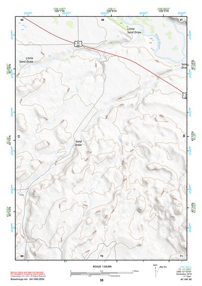 43109SE Page 58 Gannett Peak Topo Preview 1