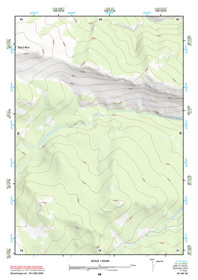 43109SE Page 64 Gannett Peak Topo Preview 1