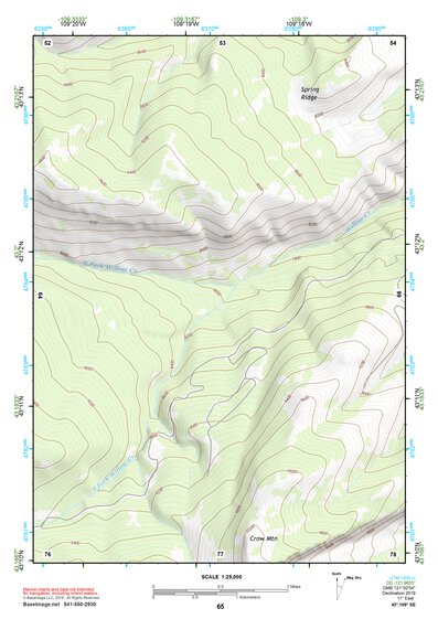 43109SE Page 65 Gannett Peak Topo Preview 1
