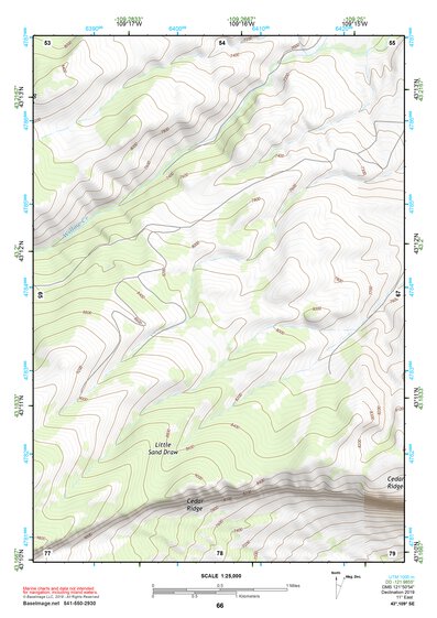 43109SE Page 66 Gannett Peak Topo Preview 1