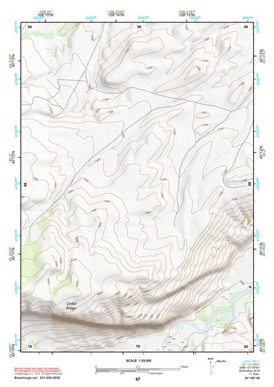 43109SE Page 67 Gannett Peak Topo Preview 1