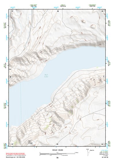 43109SE Page 70 Gannett Peak Topo Preview 1