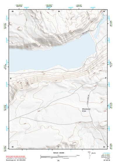 43109SE Page 71 Gannett Peak Topo Preview 1