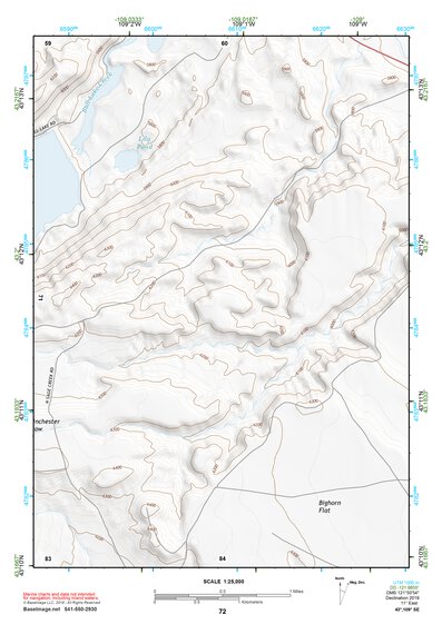 43109SE Page 72 Gannett Peak Topo Preview 1