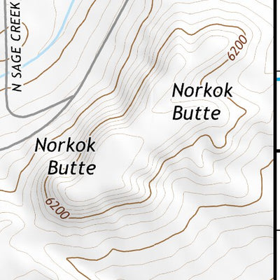 43109SE Page 84 Gannett Peak Topo Preview 3