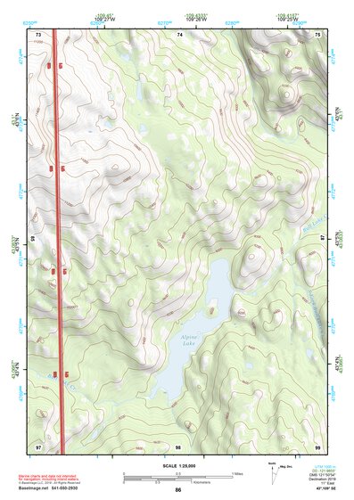 43109SE Page 86 Gannett Peak Topo Preview 1