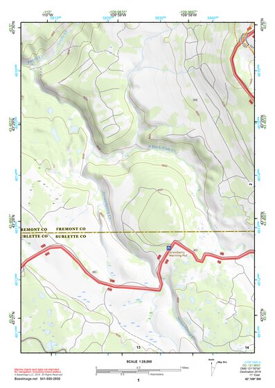 43109SW Page 1 Gannett Peak Topo Preview 1