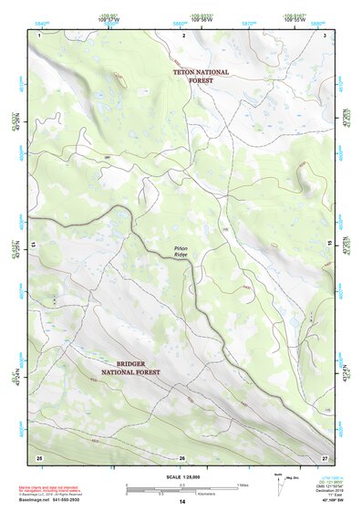 43109SW Page 14 Gannett Peak Topo Preview 1