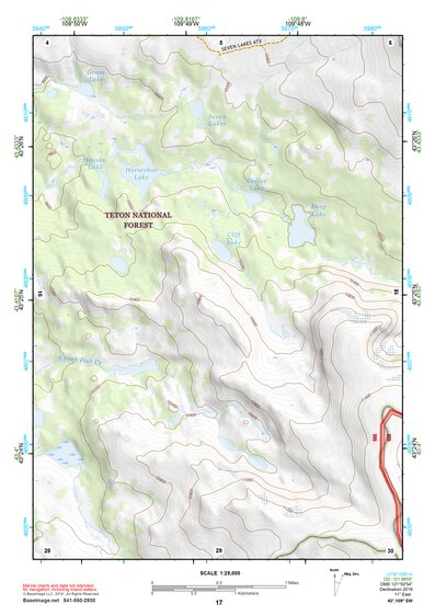 43109SW Page 17 Gannett Peak Topo Preview 1
