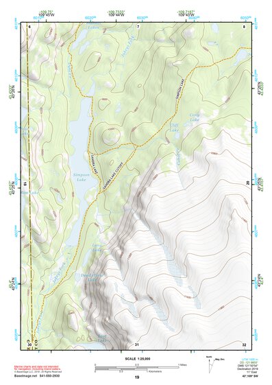 43109SW Page 19 Gannett Peak Topo Preview 1