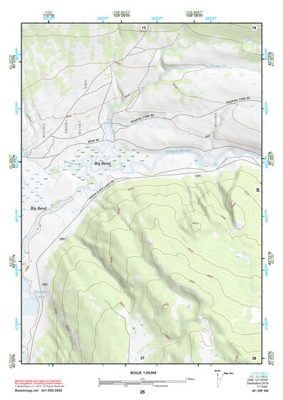 43109SW Page 25 Gannett Peak Topo Preview 1