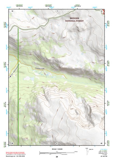 43109SW Page 29 Gannett Peak Topo Preview 1