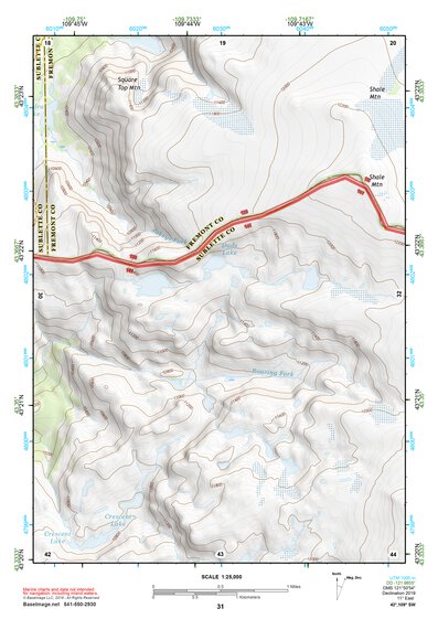 43109SW Page 31 Gannett Peak Topo Preview 1